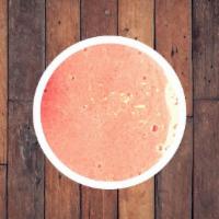 Jugo De Guayava  · Guava Juice - Blended Guava chunks, sweetened with real sugar cane, served over ice