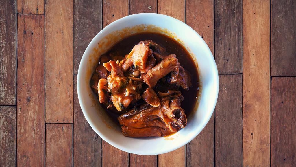 Stew Chicken - Pollo Guisado · Flavorful, braised chicken stew. - meat falls off the bone.