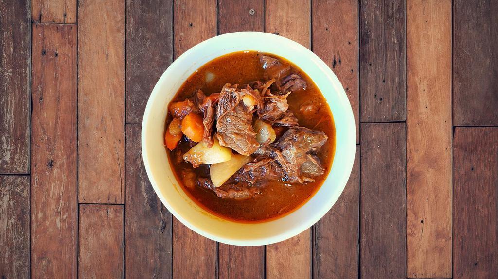 Beef Stew - Carne De Res · Slow-cooked, delicious oxtail stew. - customer favorite
