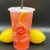 Pink Lemonade  · our super refreshing pink lemonade you can add any toppings to it. ice level please add on n...