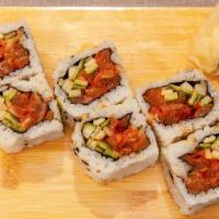 Spicy Salmon · Spicy salmon, cucumber.