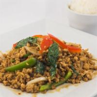 Ka Praw · Savory, spicy, redolent of garlic, chili, and fresh basil sauce that is just lightly caramel...