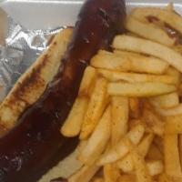 Hot Link Platter · Juicy Hot Link comes with 2 sides