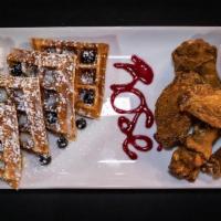 Chicken & Waffles · CUSTOMIZE YOUR CHOICE  
FLAVORS CINNAMON STRAWBERRY ROSE BERRY CHOCOLATE PLAIN
CHICKEN LEG&T...