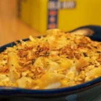 Crab Mac & Cheese · Our mac and cheese with lump crab.