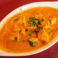 Chicken Tikka Masala · Delicious marinated boneless chicken breast pieces cooked with chef's special creamy tomato ...