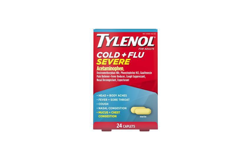 Tylenol Cold/Flu Severe · 24 ct.
