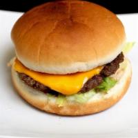 Mighty Moe · 100% Fresh Ground Beef W/Lettuce Grilled Onions Moe Sauce & Cheese