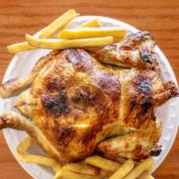 Whole Chicken + 2 Sides · Peruvian Style Whole Chicken with Choice of 2 Sides