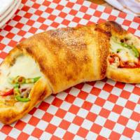 Sausage, Peppers And Onion Stromboli · 