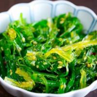 Seaweed Salad · Assorted seaweed tossed in sesame dressing