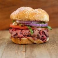 Small Roast Beef (1/4 Lb) · 1/4 Pound (4 OZ) Roast Beef Sandwich - served on our signature seeded roll.  Customize it yo...