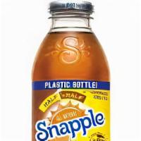 Snapple Bottle · Peach Tea  , Lemon Tea,  Raspberry - Peach