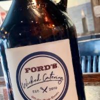Ford'S Beer Growler · 64oz. growler. Must be ordered with a food purchase.