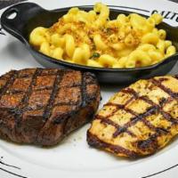 6 Oz Top Sirloin And Chicken Family Pack Large · 5 center-cut top sirloins with grilled chicken.