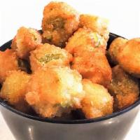 Fried Okra · Classic breaded and fried okra.  Served with ranch dip.