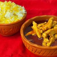 Chicken Tikka Masala · With Basmati rice or tandoori naan.