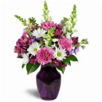 Lavender Daydreams™ · Dreams come true with this graceful, feminine display! Purple and white blooms blend for a s...