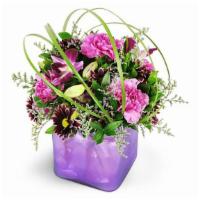 Crazy In Love · Show her how crazy in love you are with this passionate purple arrangement. It's a modern ye...