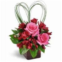 With All My Heart™ Bouquet · She's got your heart - make sure she knows it with this perfectly lovely arrangement of roma...