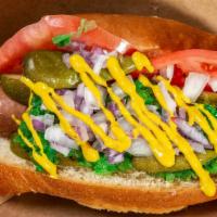Bean Bag Chicago Style Dog · A Chicago classic right here is Rockville, we start with a 1/4 pound Hebrew national kosher ...