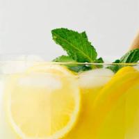 Homemade Lemonade 16 Oz · Flavors: home-style lemonade, peach, hibiscus, wildberry, strawberry lemonade. Made with rea...