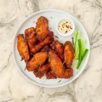 Classic Wings · Five fresh crispy chicken wings.