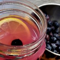 Blueberry Lemonade · House made lemonade mixed with frozen blueberries - sweet & refreshing!