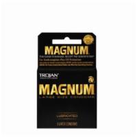 Magnum  Condoms. · LARGE SIZE CONDOMS.
3 LARG E SIZE CONDOMS.