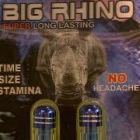 Pastillas Big Rhino · SUPER LONG LASTING.