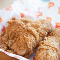 Chicken Platter (2 Pcs.) · Two pieces of crispy chicken with your choice of two sides. 620 to 3150 calories.