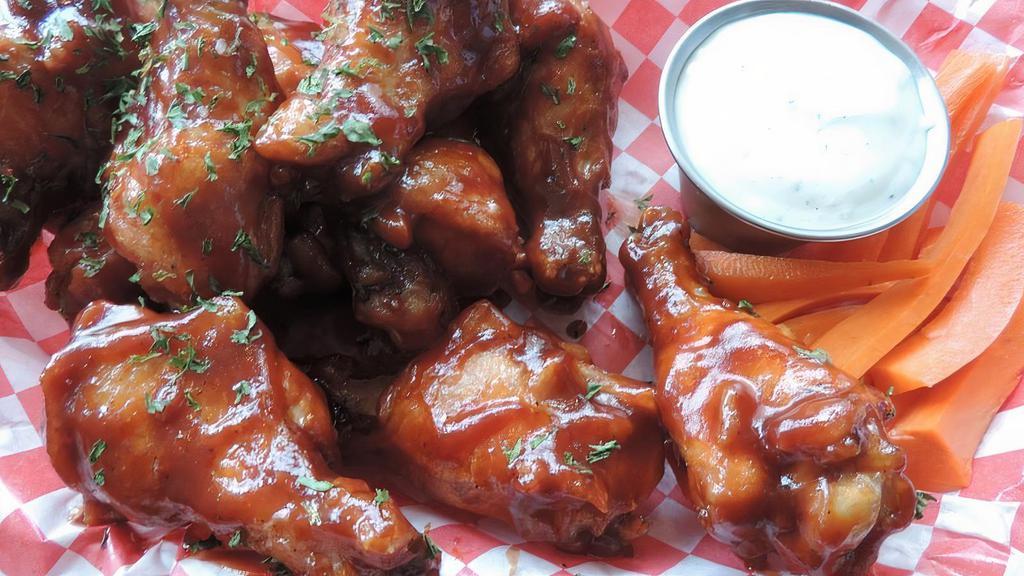 Bbq Wings · Our wings tossed in a bold, smoky, sweet, rich... everything you love about BBQ sauce!