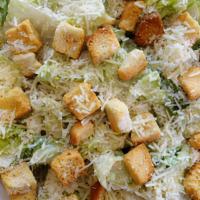 Large Caesar Salad · Lettuce tossed in Caesar dressing with Parmesan and croutons.. >> Please add any special req...