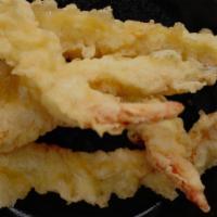 Tempura Shrimps (5 Pcs) · Delicious hand-dipped shrimp in tempura batter.