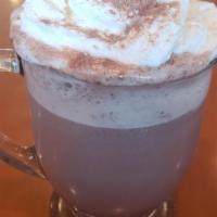 Hot Chocolate · Creamy, steaming hot chocolate topped with our house-made whipped cream.