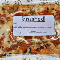 Frozen Chef'S Favorite · Salami, sausage and pepperoni smothered in mozzarella on top Grammy's family recipe marinara...