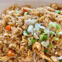 Fried Rice · Choice of chicken, beef, shrimp or pork, with carrots, onion and egg.