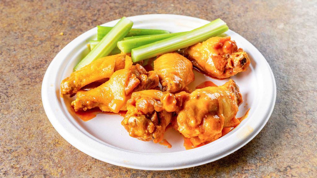 Buffalo Wings · Served with two sides.