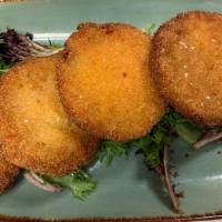 Fried Green Tomatoes · Side of Cajun remoulade