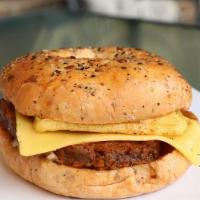 Wise Breakfast Sandwich · The perfect way to start your morning with our vegan breakfast sandwiches made with beyond s...