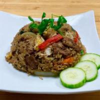Ka Pow Fried Rice · Thai Basil | Onions | Bell Peppers | Brown Sauce | Sweet Soy Sauce | Garlic | Thai Chili | J...