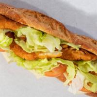 Chicken Cutlet (Large) · Lettuce, tomato, american cheese, and mayo.
Foot Long