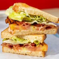 L.T (One Size) · bacon, lettuce, tomato, and mayo.