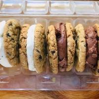 6Pk Cookies · 6 chocolate chip cookies and ice cream sandwiches pack includes: 3 vanilla bean, 2 chocolate...