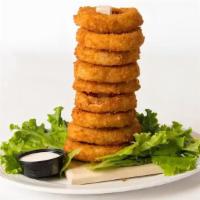 Onion Rings · Onion rings fried golden brown
