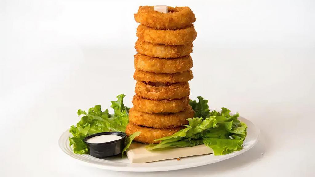 Onion Rings · Onion rings fried golden brown