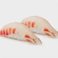 Hamachi Yellowtail · ' 2 pieces per 1 order '
Chose between 
Nigiri (with rice) or Sashimi (without rice)
