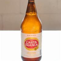 Carta Blanca - 32Oz · Caguama- Big Bottle of beer - 32oz. Michelada option available