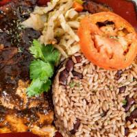 Jerk Salmon Meal · A mixture of herbs, spices, and seasonings.