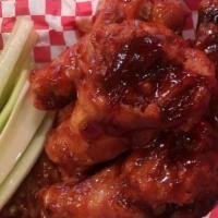 Wings · Celery and Bleu Cheese or Ranch on the side